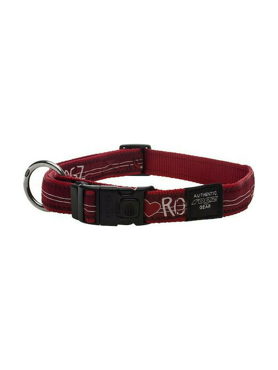 Rogz Heart Dog Collar In Red Colour Περιλαίμιο XL