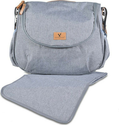 Cangaroo Shoulder/Hand Diaper Bag Naomi 108362 Grey 43x40cm.