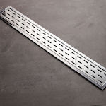 Tema Rain 93765 Stainless Steel Channel Floor with Output 50mm and Size 50x6.5cm Silver