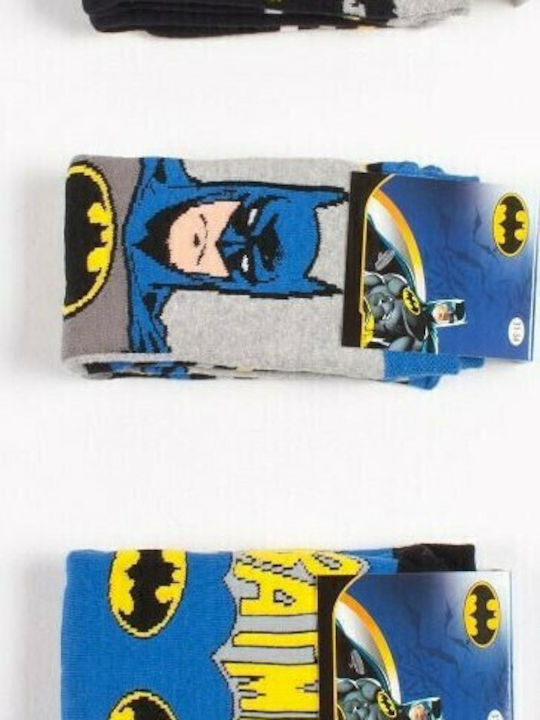 Disney Kids' Socks Knee-High Batman Blue 3 Pairs
