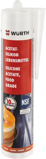 Wurth Transparent Aquarium Silicone Sealant 310ml
