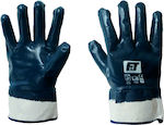 Ft-Safety Γάντια Εργασίας Νιτριλίου Κήπου Μπλε