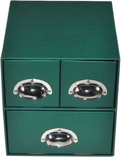 Next Hârtie Sertar de birou 3 Locuri 22cmx23cmx21cm Verde Classic