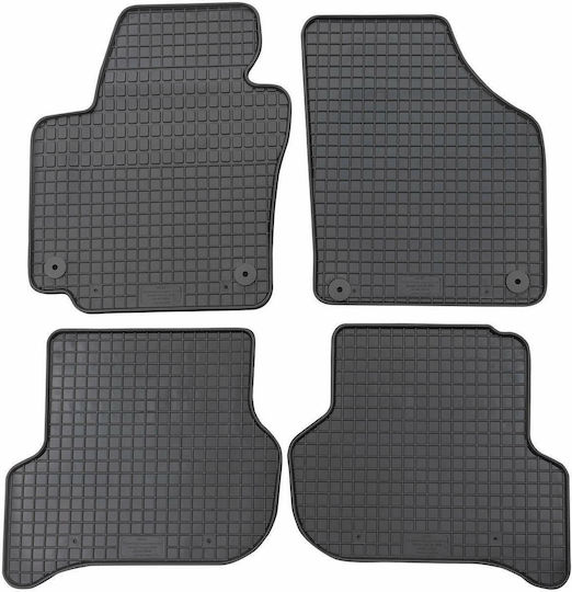 Petex Set of Front and Rear Mats 4pcs for Skoda Yeti 2009+ Black