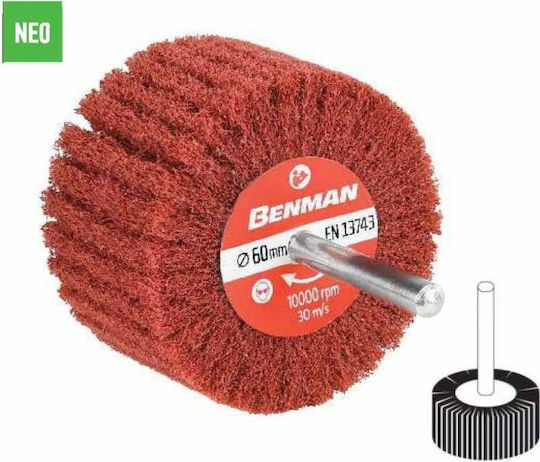 Benman Sanding Pad with Shaft P180 Sanding Cylinder K180 50x80mm