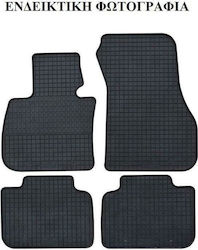 Petex Σετ Μπροστινά και Πίσω 4τμχ για Peugeot 1007 2005-2009 Μαύρα