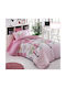 Disney Bicycle Set Kids Duvet Cover Single with Pillowcase Pink 160x240cm