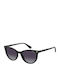 Polaroid Women's Sunglasses with Black Plastic Frame and Black Gradient Polarized Lens PLD4107/S 807WJ