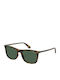 Polaroid Men's Sunglasses with Brown Tartaruga Plastic Frame and Green Polarized Lens PLD2109/S 086UC