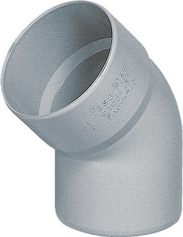 Fasoplast Γωνιακή σύνδεση σωλήνα PVC 63mm ΕΑΚ06345