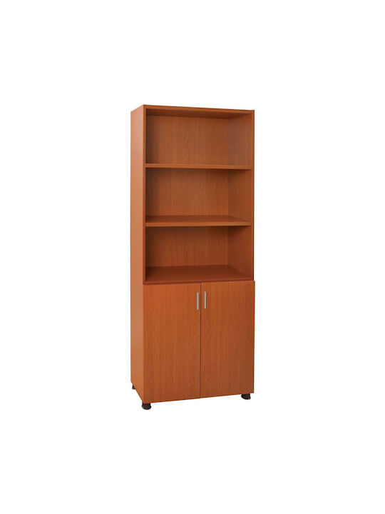 Ντουλάπα Γραφείου Ξύλινη Κερασί 80x40x190cm