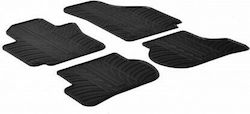 Gledring Set Front and Back 4pcs for Seat Altea / Toledo Volkswagen Golf 2005+ Black