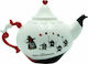 Abysse Alice in Wonderland - Queen of Hearts Teapot Ceramic Multicolored 1200ml