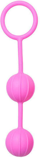 Easytoys Vertical Ribbed Geisha Balls Κολπικές Μπάλες Ροζ