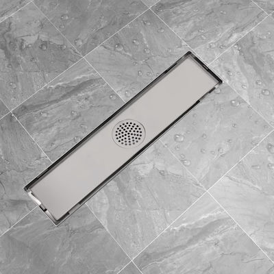 vidaXL Stainless Steel Channel Shower with Size 53x14cm Silver