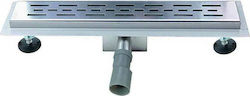 Gloria Linear Stainless Steel Shower Channel Silver Gloria Linear Stainless Steel Shower Channel Silver