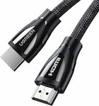 Ugreen HDMI 2.1 împletitură Cablu HDMI de sex masculin - HDMI de sex masculin 2m Negru