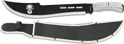 Martinez Albainox Skull Machete Schwarz in Scheide