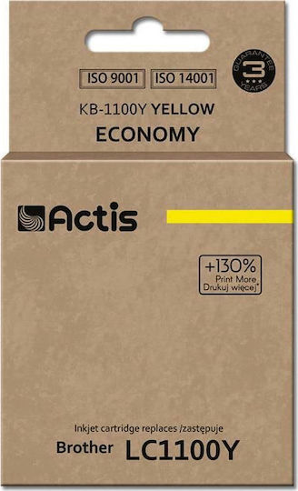 Actis Inkjet Printer Compatible Ink Brother LC1100Y 19ml Yellow