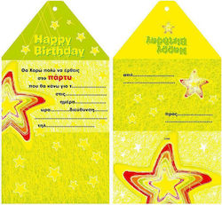 Next Invitations 10pcs 01430------3Party Star Invitations 10 pieces