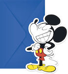 Procos Invitations Mickey 6pcs 89213Party Mickey Invitations 6 pieces