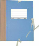 Next Folder with Ribbon and Ears for Paper A4 Blue