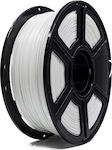 Flashforge PLA Filament pentru imprimante 3D 1.75mm Alb 1kg