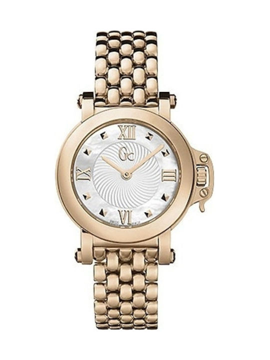 Guess Watch with Pink Gold Metal Bracelet