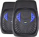 Yark Front Mats Universal 2pcs Tray Type Black / Blue