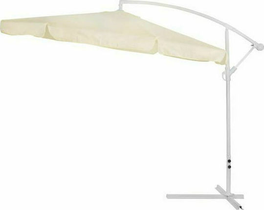 Hanging Aluminum White Parasol Hanging Aluminum White Parasol