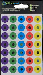 Officenet 350 Buc Etichete Adezive Mici Rotunde Multicolore 14mm
