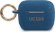 Guess Logo Silicone Case with Keychain Blue for...