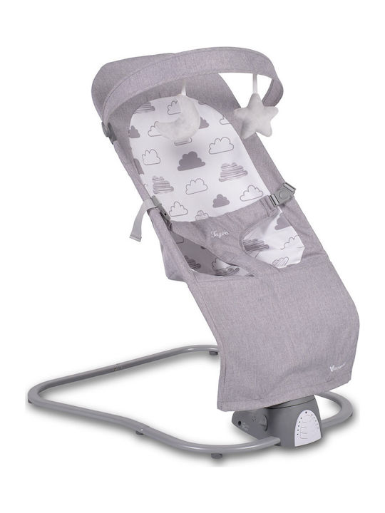 Cangaroo Relax Μωρού Κούνια Tayra Grey Για Μέγιστο Βάρος Παιδιού 9kg