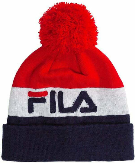 Kato Knitted Beanie Cap Red True