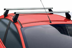 Menabo 130cm. Sportwagon 5D 2006-2008 for Cars with Factory Bars (with Roof Rack Legs) Silver