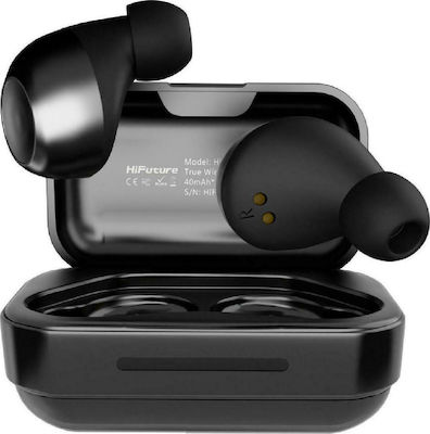 HiFuture Voyager In-ear Bluetooth Handsfree Earphones with Sweat Resistance and Charging Case Titanium