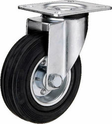 Ruotec Rotating Industrial Black Wheel