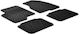 Gledring Set Front and Back Car Mats 4 Pieces for Opel Antara 2006-2015 Black
