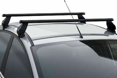 Menabo 112cm. for Cars with Factory Bars (with Roof Rack Legs) Black