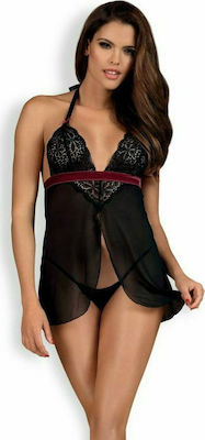 Obsessive Rossita Sexy Babydoll & Thong Black