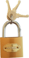 Armymania Padlock Brass with Key 40mm 1pcs