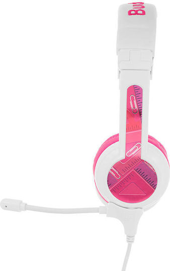 Onanoff BuddyPhones School Ενσύρματα Παιδικά On Ear Ακουστικά Φούξια