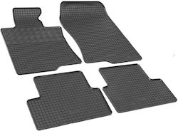 Rigum Set of Front and Rear Mats 4pcs from Rubber for Honda Accord Black 901016