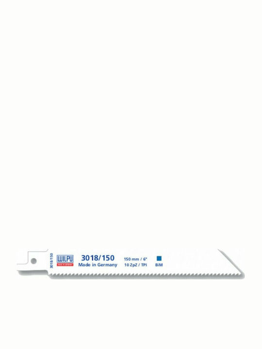 Wilpu 3018 Blade Bi-Metal for Metal 150mm 5pcs