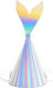 PartyDeco Mermaids Party Hats Καπελάκια Party Ουρά Γοργόνας 6 τμχ 6pcs