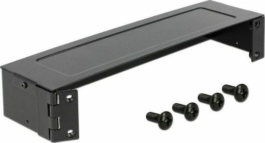 DeLock Κάλυμμα Πάνελ για Rack 10" Μαύρο