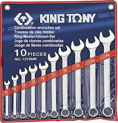King Tony 1210MR Set Chei Poligonale Germane cu Dimensiune de la 8mm până la 24mm 10Număr Bucăți