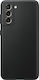 Samsung Umschlag Rückseite Leder Schwarz (Galaxy S21 5G)