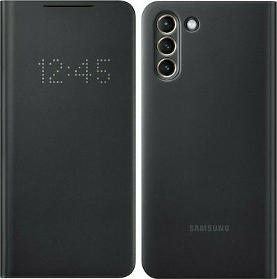 Samsung LED View Cover Carte Tesatura Negru (Galaxy S21+ 5G) EF-NG996PBEGEE