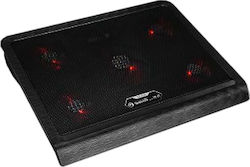 Marvo FN-33 Pad de răcire pentru Laptop până la 17" cu 5 Ventilatoare și Iluminare Red Led